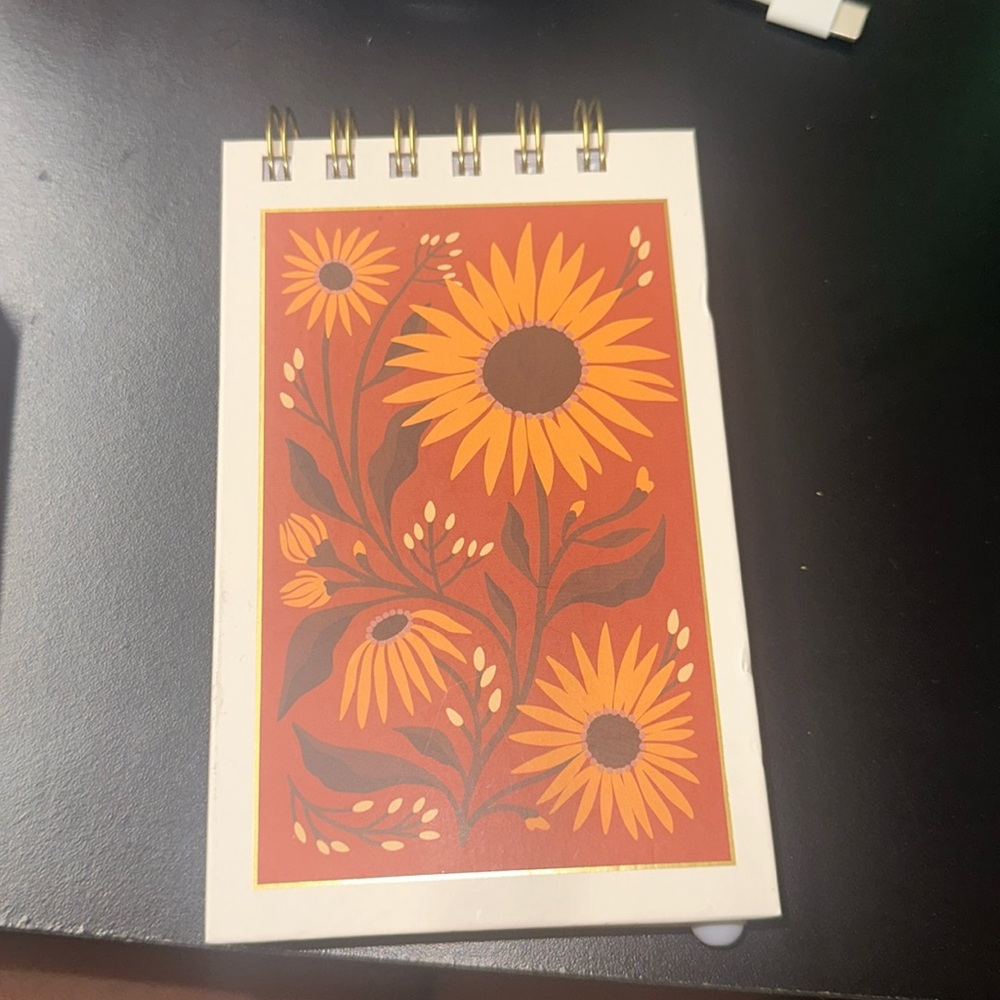 Notepad and pen